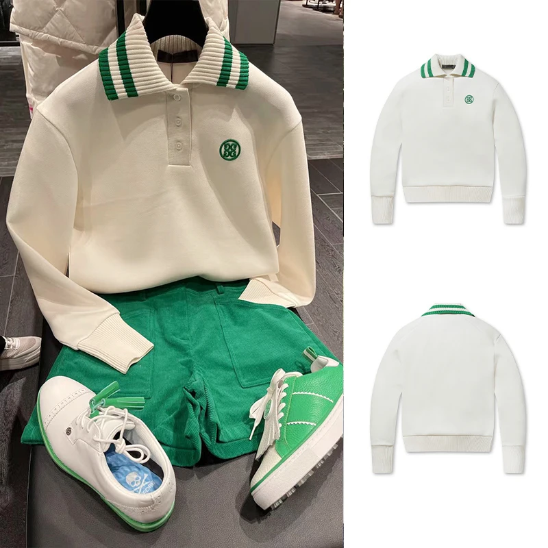 Golf Knitted Colla Polo Autumn and Winter Women's Thick Shirts Wide Long Sleeve Outdoor Sports Golf Top for Ladies Golf Clothing
Golf Knitted Colla Polo Autumn and Winter Women's Thick Shirts Wide Long Sleeve Outdoor Sports Golf Top for Ladies Golf Clothing