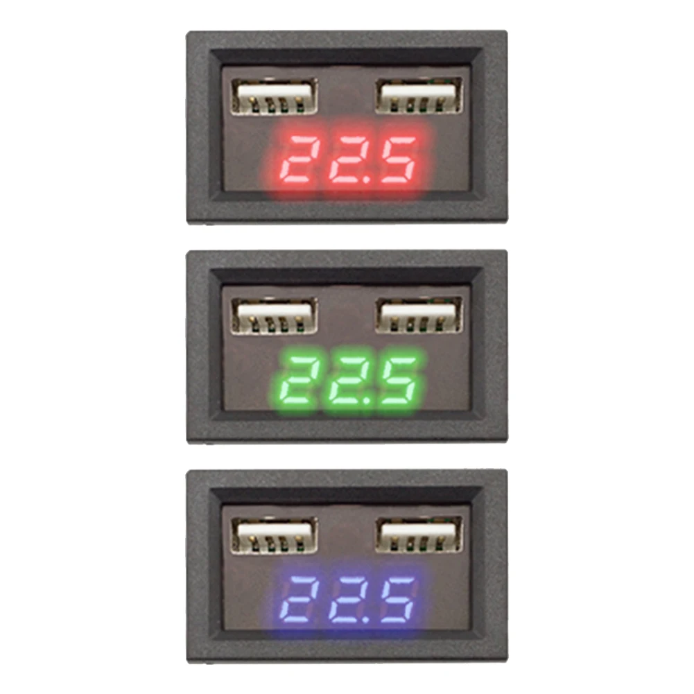 LED Display Amp Dual Volt Meter Gauge Voltage Monitor+Dual USB Phone Charger Adapter Voltmeter Replacement
LED Display Amp Dual Volt Meter Gauge Voltage Monitor+Dual USB Phone Charger Adapter Voltmeter Replacement
