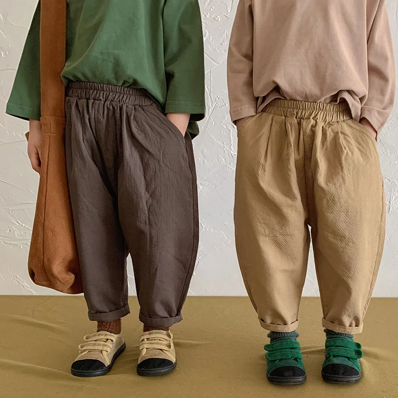 Брюки Детские однотонные с эластичным поясом, на возраст 1-6 лет 
Брюки Детские однотонные с эластичным поясом, на возраст 1-6 лет