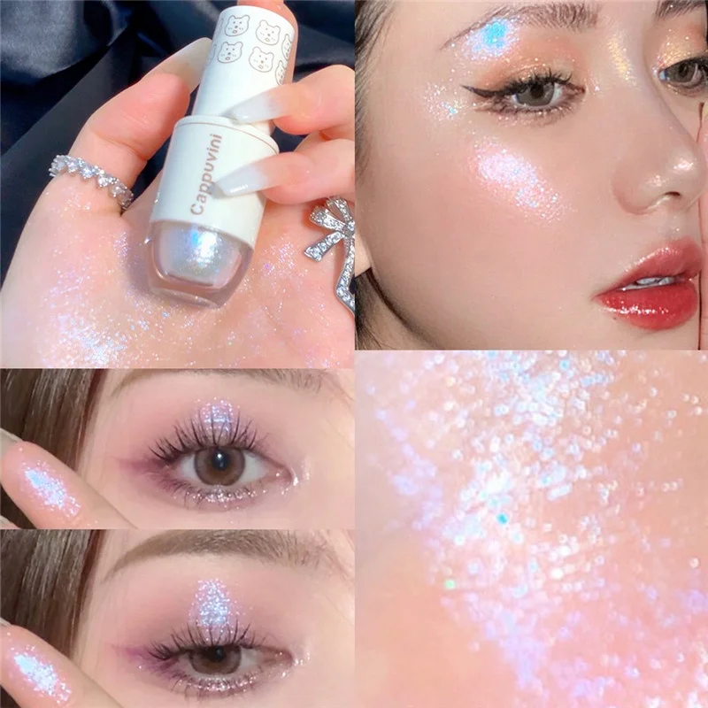 6 Colors Liquid Eyeshadow Highlight Sequins Glitter Eye Shadow Pearlescent Lying Silkworm Waterproof Shiny Tears Eye Cosmetic
6 Colors Liquid Eyeshadow Highlight Sequins Glitter Eye Shadow Pearlescent Lying Silkworm Waterproof Shiny Tears Eye Cosmetic
