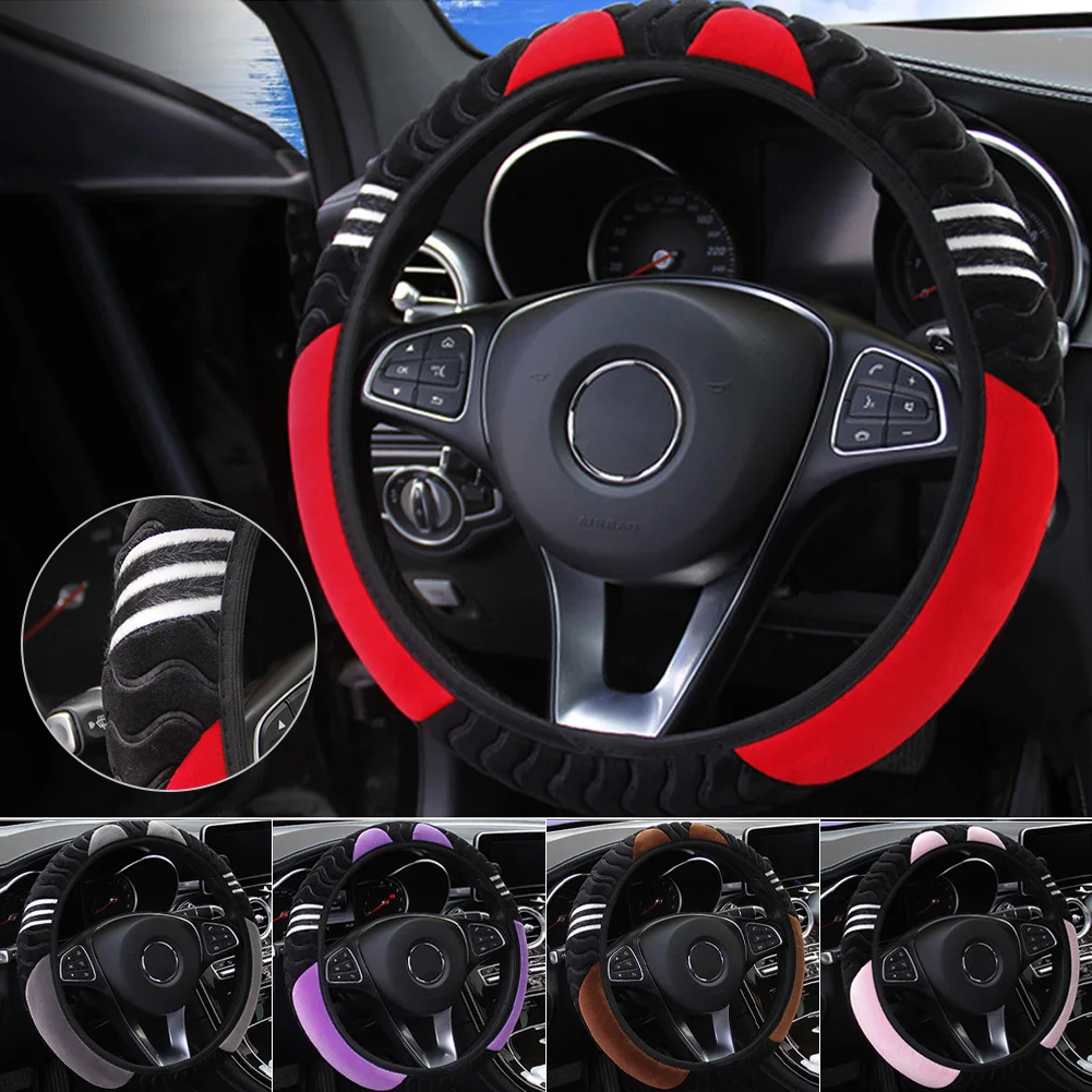 38cm Universal Car Steering Wheel Cover Plush Little Monster Elastic Automobile Steering Wheel Cover Car Interior Accessories
38cm Universal Car Steering Wheel Cover Plush Little Monster Elastic Automobile Steering Wheel Cover Car Interior Accessories