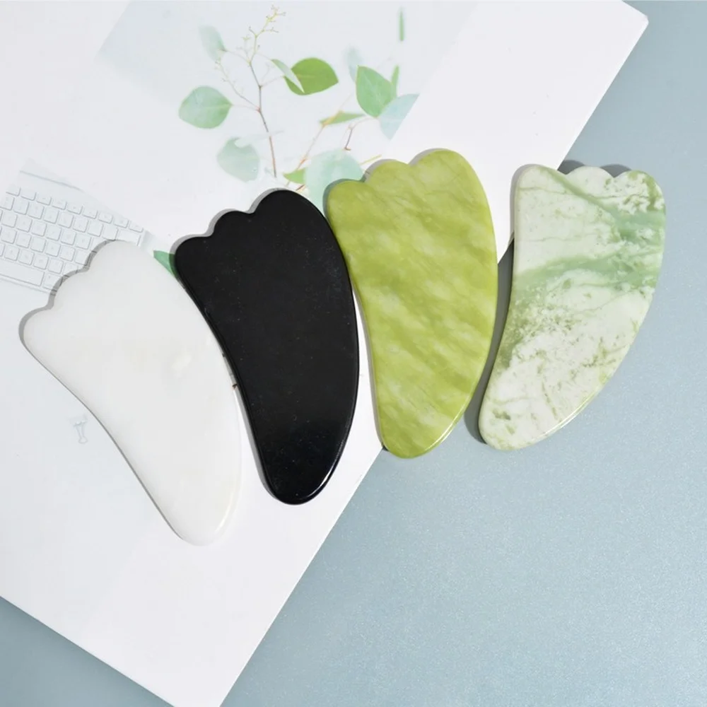Natural Jade Stone Gouache Scraper Gua Sha Massage Tool For Body Meridian Scrapping Face Lifting Slimming Skin Detox Beauty Care
Natural Jade Stone Gouache Scraper Gua Sha Massage Tool For Body Meridian Scrapping Face Lifting Slimming Skin Detox Beauty Care