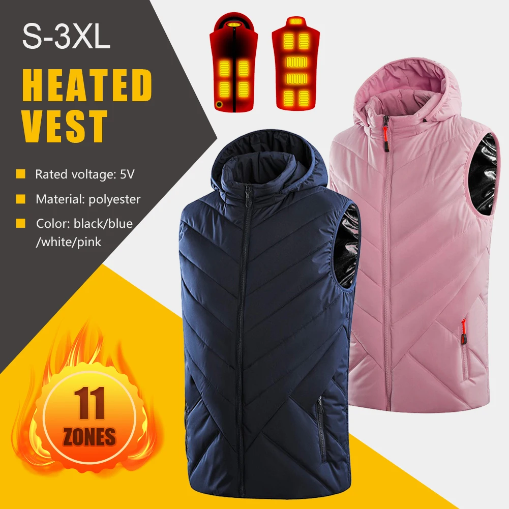 11 Areas Heated Vest for Men Women Heating Down Jacket USB Charging 3 Gear Temperature Control Winter Warm Outdoor Sportwear
11 Areas Heated Vest for Men Women Heating Down Jacket USB Charging 3 Gear Temperature Control Winter Warm Outdoor Sportwear