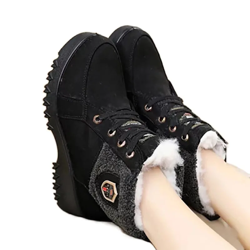 Outdoor Warm Cotton Shoes Plus Velvet Thick Snow Boot Comfortable Non-slip Shoe Mid-tube Plush Women Fashion Winter
Outdoor Warm Cotton Shoes Plus Velvet Thick Snow Boot Comfortable Non-slip Shoe Mid-tube Plush Women Fashion Winter