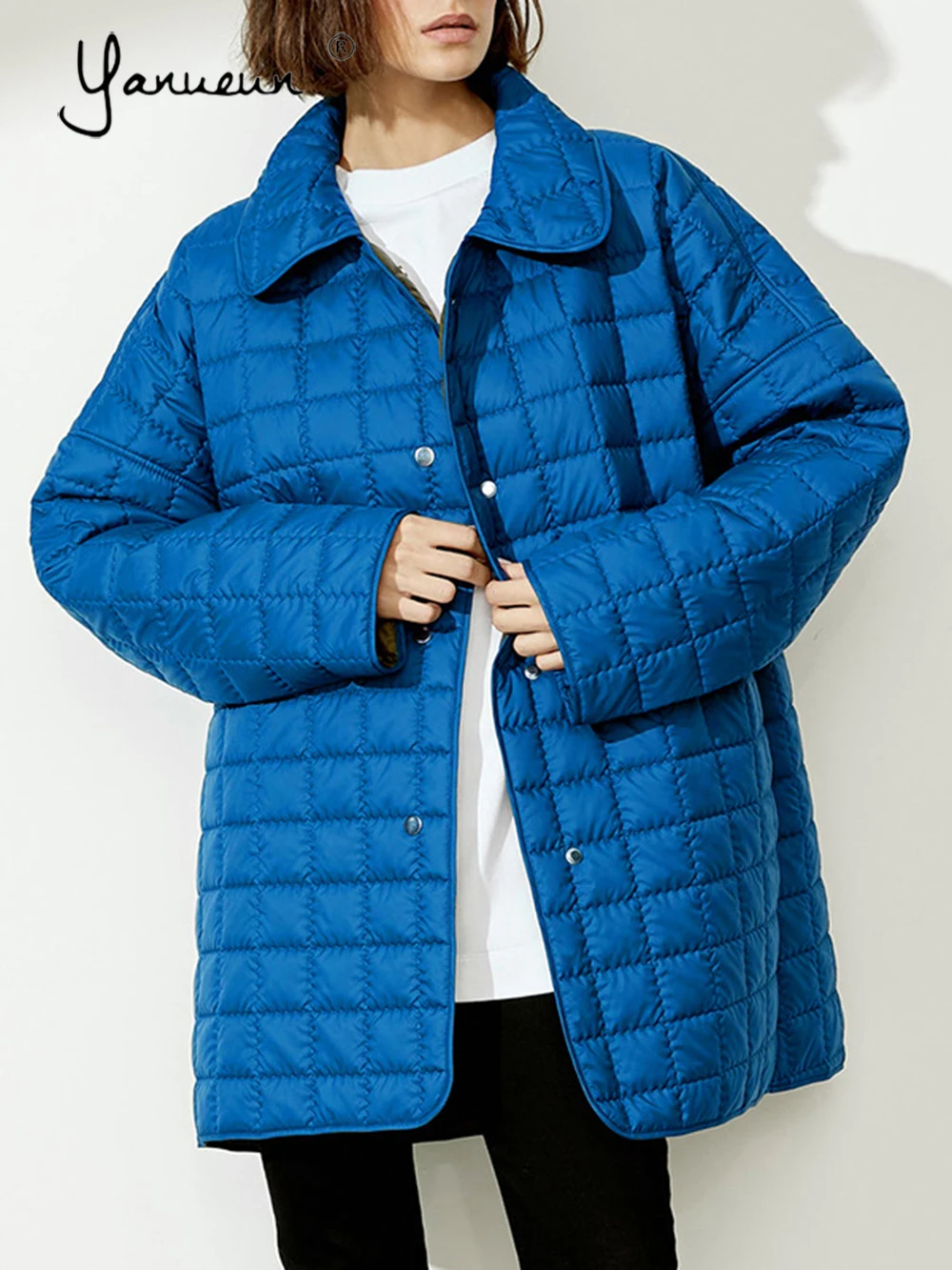 Yanueun Women Loose Parka Coat With Sashes Double-Sidede Autumn Winter Turn Down Collar Single Breasted Casual Cardigan Outwear
Yanueun Women Loose Parka Coat With Sashes Double-Sidede Autumn Winter Turn Down Collar Single Breasted Casual Cardigan Outwear