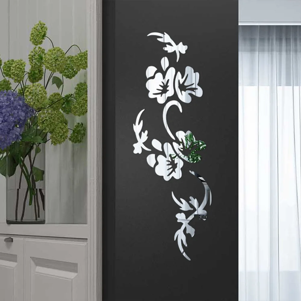 Creative Flower Rattan Mirror Wall Stickers DIY Home Decor Accessories Suitable For Lliving Room Bedroom Background Decoration
Creative Flower Rattan Mirror Wall Stickers DIY Home Decor Accessories Suitable For Lliving Room Bedroom Background Decoration