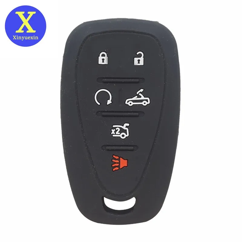 Xinyuexin Silicone Car Key Cover FOB Case for Chevrolet Chevy Camaro Keyless Entry 6 Buttons Smart Remote Key Holder Bag Protect
Xinyuexin Silicone Car Key Cover FOB Case for Chevrolet Chevy Camaro Keyless Entry 6 Buttons Smart Remote Key Holder Bag Protect