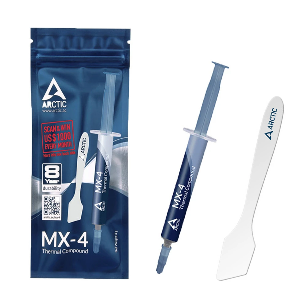 MX-4 4g Heat Dissipation Paste CPU Silicone Thermal Paste Silicon Paste Ends For Cpu Adhesive Materials Super High Quality Glue
MX-4 4g Heat Dissipation Paste CPU Silicone Thermal Paste Silicon Paste Ends For Cpu Adhesive Materials Super High Quality Glue