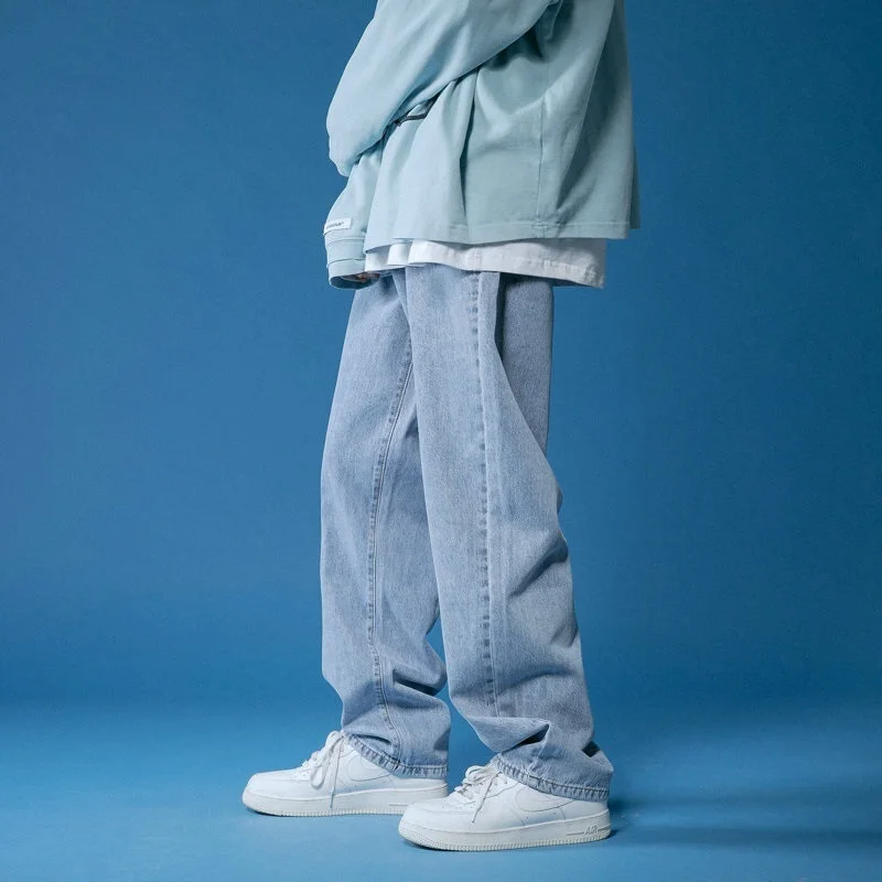 Spring Wide-leg Jeans Men's Fashion Casual Korean Jeans Men Streetwear Loose Hip-hop Straight Denim Trousers Mens M-2XL
Spring Wide-leg Jeans Men's Fashion Casual Korean Jeans Men Streetwear Loose Hip-hop Straight Denim Trousers Mens M-2XL
