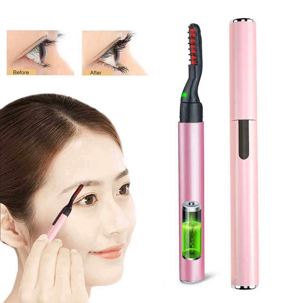 Portable Pen Style Electric Heated Eyelash Curler Eye Lashes Long Lasting Curler Rapid Heating Curler Makeup Tools Lash Comb
Portable Pen Style Electric Heated Eyelash Curler Eye Lashes Long Lasting Curler Rapid Heating Curler Makeup Tools Lash Comb
