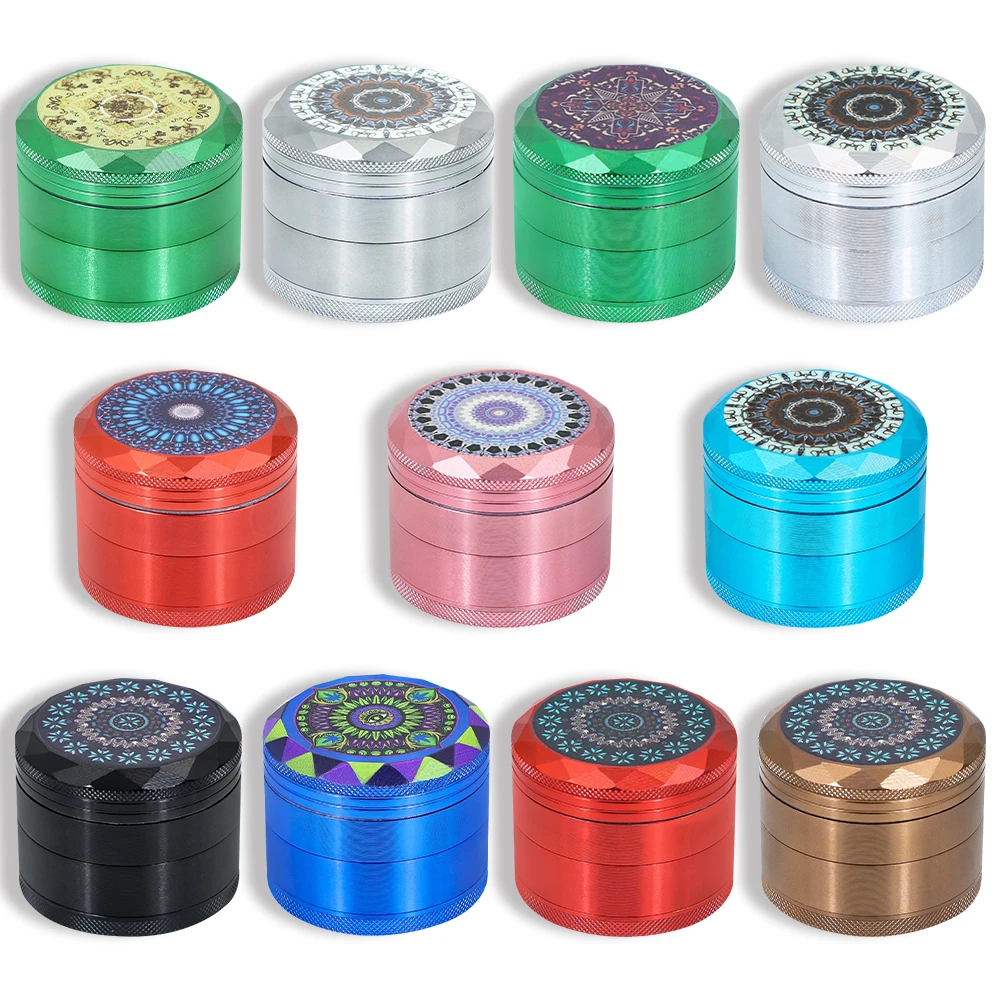 HONEYPUFF Aluminum Alloy Herb Grinder 50mm Rhombus Side Triang Flat Dot Pattern Tobacco Spice Crusher Smoking Accessories
HONEYPUFF Aluminum Alloy Herb Grinder 50mm Rhombus Side Triang Flat Dot Pattern Tobacco Spice Crusher Smoking Accessories