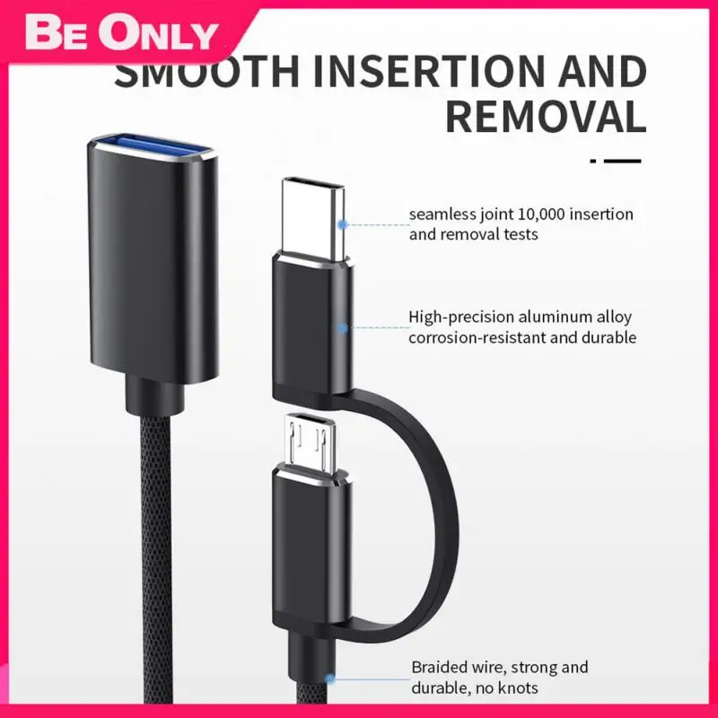 2/4/6PCS Charging Connector Type-c Micro Usb To Usb 3.0 Interface Converter Data Transfer Usb C Hub Usb 3.0 Otg Adapter Cable
2/4/6PCS Charging Connector Type-c Micro Usb To Usb 3.0 Interface Converter Data Transfer Usb C Hub Usb 3.0 Otg Adapter Cable