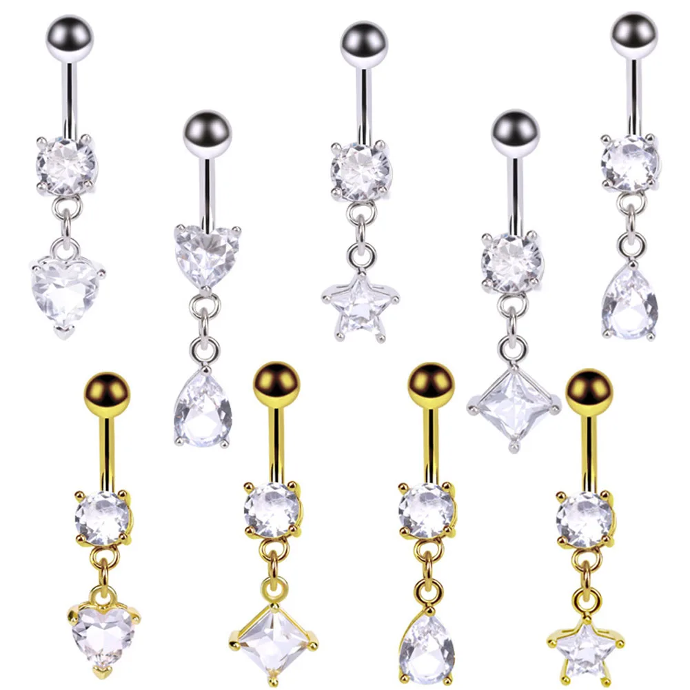 Button Rings Anti Allergy Lounger Titanium Earrings Ear Nail Belly Button Rings Navel Piercing Star Heart Round Crystal Jewelry
Button Rings Anti Allergy Lounger Titanium Earrings Ear Nail Belly Button Rings Navel Piercing Star Heart Round Crystal Jewelry