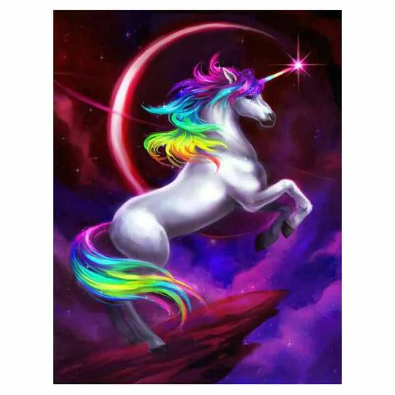 Colored Unicorn Paintings Cross Stitch Diamond Embroidery Diy Diamond Painting Rhinestone Diamond Mosaic Decoration
Colored Unicorn Paintings Cross Stitch Diamond Embroidery Diy Diamond Painting Rhinestone Diamond Mosaic Decoration