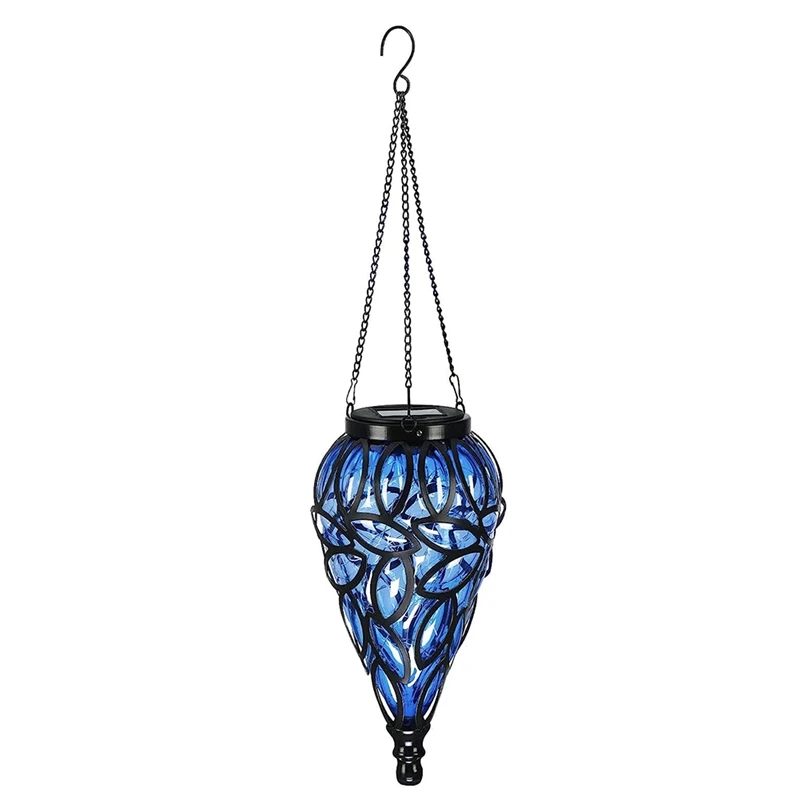 1 PCS Solar Hanging Lantern Outdoor Lights Tear-Shaped Effect Garden Lantern Black&Blue
1 PCS Solar Hanging Lantern Outdoor Lights Tear-Shaped Effect Garden Lantern Black&Blue