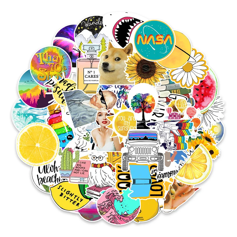 10/30/50PCS Chrysanthemum Fresh Summer Graffiti Waterproof Sticker Creative Trend Decorative Decal Refrigerator Helmet Wholesale
10/30/50PCS Chrysanthemum Fresh Summer Graffiti Waterproof Sticker Creative Trend Decorative Decal Refrigerator Helmet Wholesale
