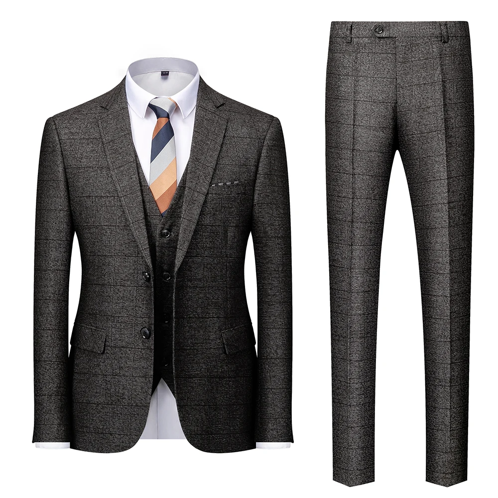 (Jacket+Vest+Pant) 2022 Groomsmen Lapel Groom Tuxedos Burgundy Men Slim Suits Wedding Suits for Men Blazer Suit Party Prom Suits
(Jacket+Vest+Pant) 2022 Groomsmen Lapel Groom Tuxedos Burgundy Men Slim Suits Wedding Suits for Men Blazer Suit Party Prom Suits