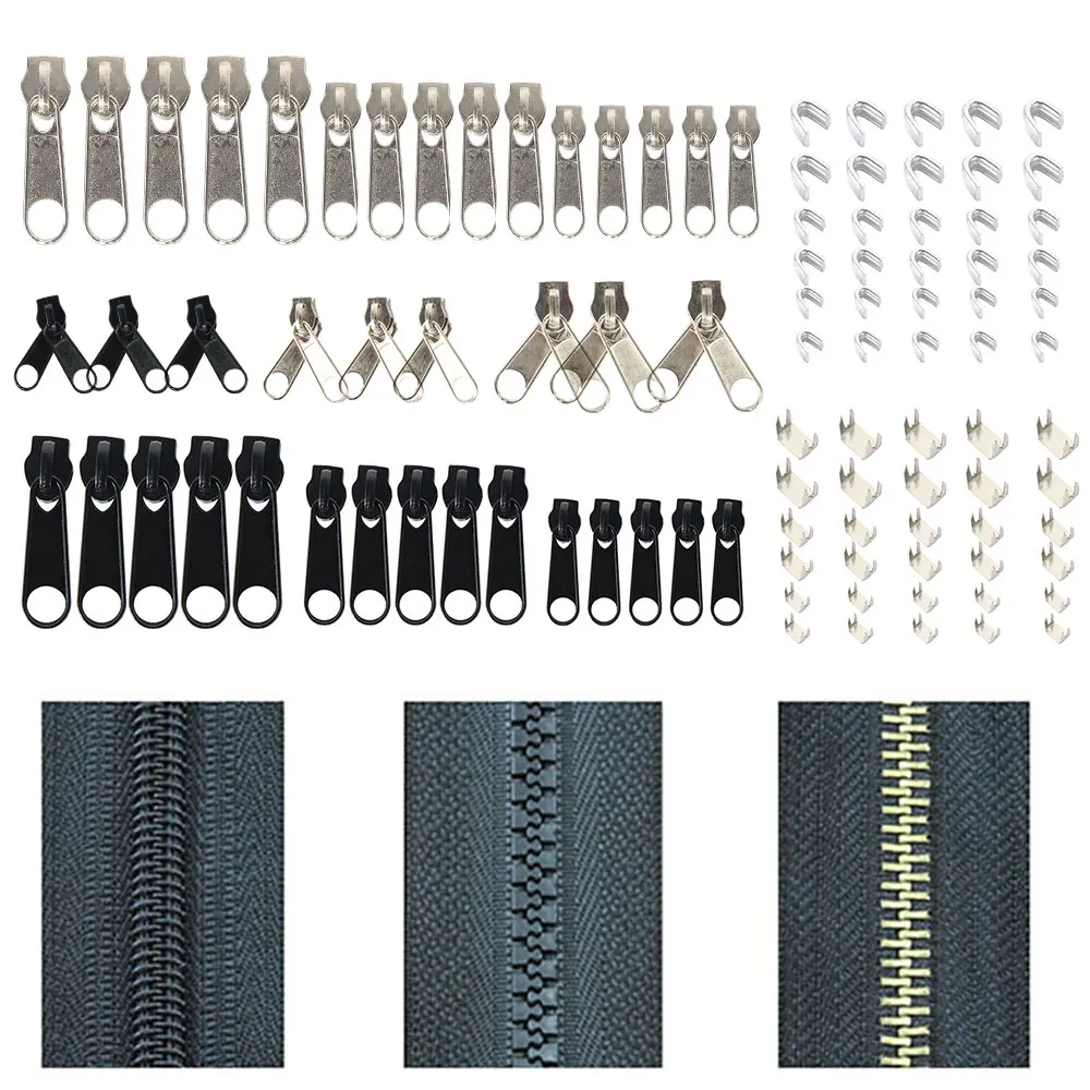 Zip Slider Replacement Smooth Metal Zipper Multiple Sizes Colors Durable Zipper Head DIY Zip Accessories for Clothing Backpack
Zip Slider Replacement Smooth Metal Zipper Multiple Sizes Colors Durable Zipper Head DIY Zip Accessories for Clothing Backpack