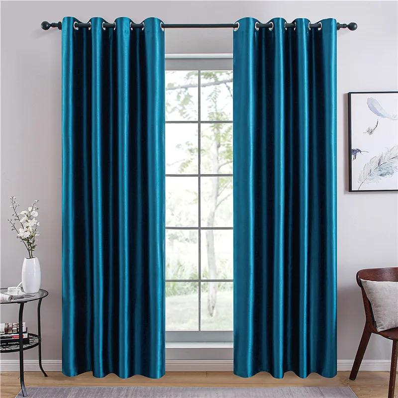 Light Luxury Style Satin Glossy Solid Color Curtains for Living Room Bedroom Full Blackout Curtain Noise Reducing
Light Luxury Style Satin Glossy Solid Color Curtains for Living Room Bedroom Full Blackout Curtain Noise Reducing