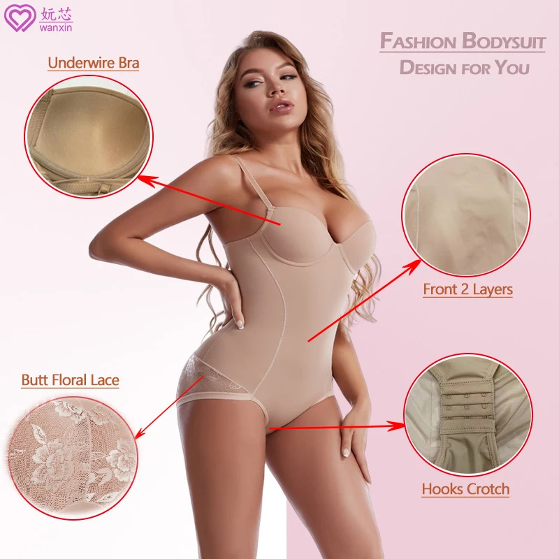 Lace Body Shaper Women Plus Size Postpartum Slimming Bodysuit Seamless Open Crotch Chest Support Deep V Shapewear Selling
Lace Body Shaper Women Plus Size Postpartum Slimming Bodysuit Seamless Open Crotch Chest Support Deep V Shapewear Selling