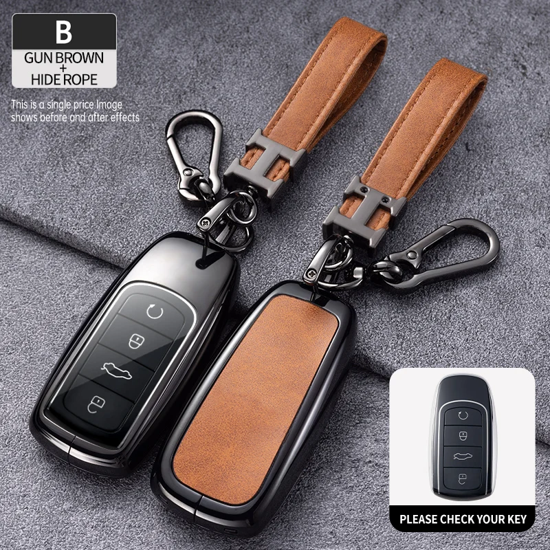For the Chery Tiggo 8plus 8pro 7pro Arrizo 5plus 20214-button, metal leather car key case case styling accessories 
For the Chery Tiggo 8plus 8pro 7pro Arrizo 5plus 20214-button, metal leather car key case case styling accessories
