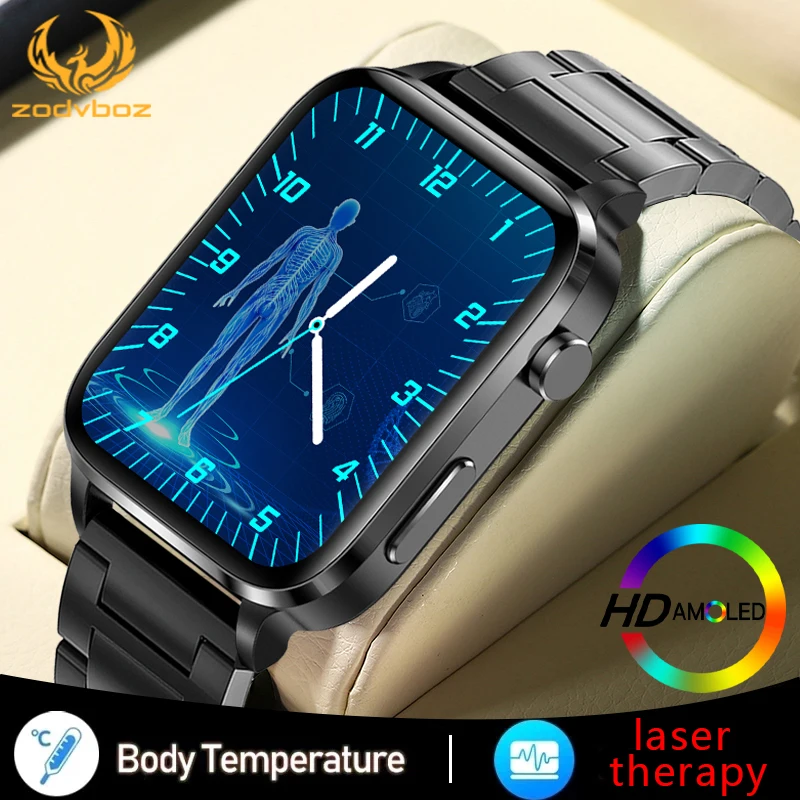 New Smart Watch Men Laser Assisted Therapy Three High Blood Pressure Monitoring AMOLED IP68 Waterproof Smartwatch For Huawei
New Smart Watch Men Laser Assisted Therapy Three High Blood Pressure Monitoring AMOLED IP68 Waterproof Smartwatch For Huawei