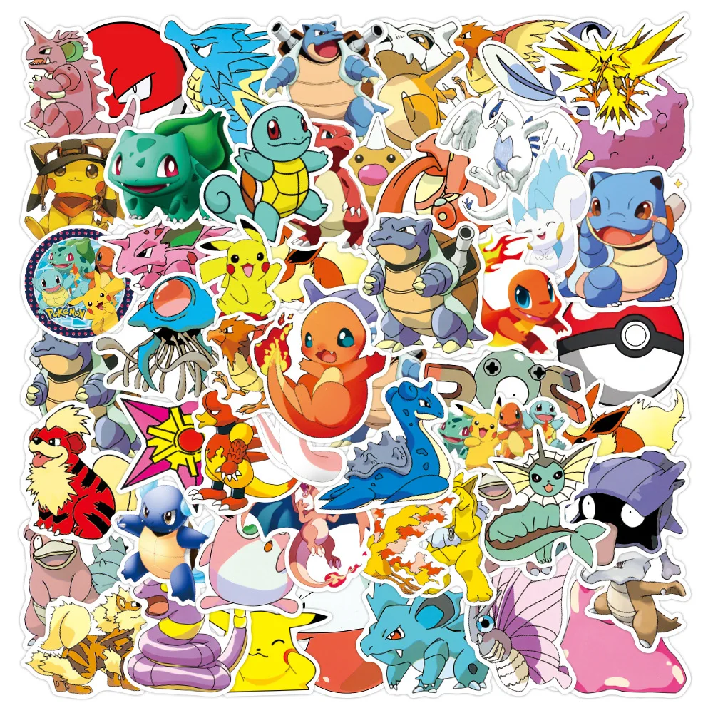 10/30/50PCS Pokemon Stickers Anime Kawaii Pikachu Skateboard Bicycle Guitar Laptop Waterproof Stiker Classic Kids Toy Xmas Gift
10/30/50PCS Pokemon Stickers Anime Kawaii Pikachu Skateboard Bicycle Guitar Laptop Waterproof Stiker Classic Kids Toy Xmas Gift