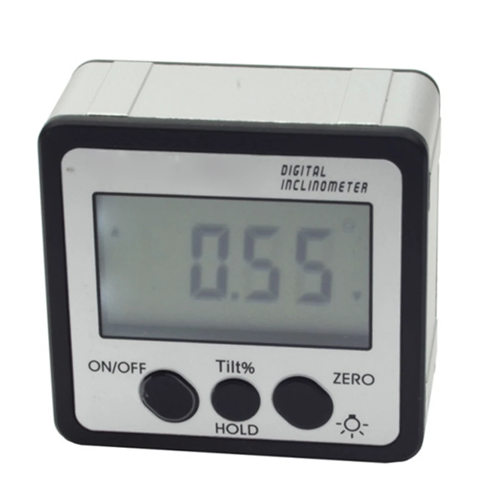 Electronic Protractor Digital Inclinometer 0-360 Digital Bevel Box Angle Gauge Meter Magnets Base Measuring Tool
Electronic Protractor Digital Inclinometer 0-360 Digital Bevel Box Angle Gauge Meter Magnets Base Measuring Tool