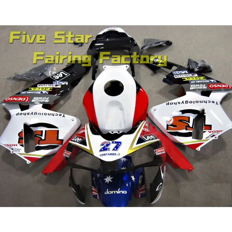 Комплект обтекателей для мотоцикла Honda CBR 600 RR 2003 2004 кузов CBR600RR 03 04 F5 инъекция 600RR красный белый синий черный TS
Комплект обтекателей для мотоцикла Honda CBR 600 RR 2003 2004 кузов CBR600RR 03 04 F5 инъекция 600RR красный белый синий черный TS