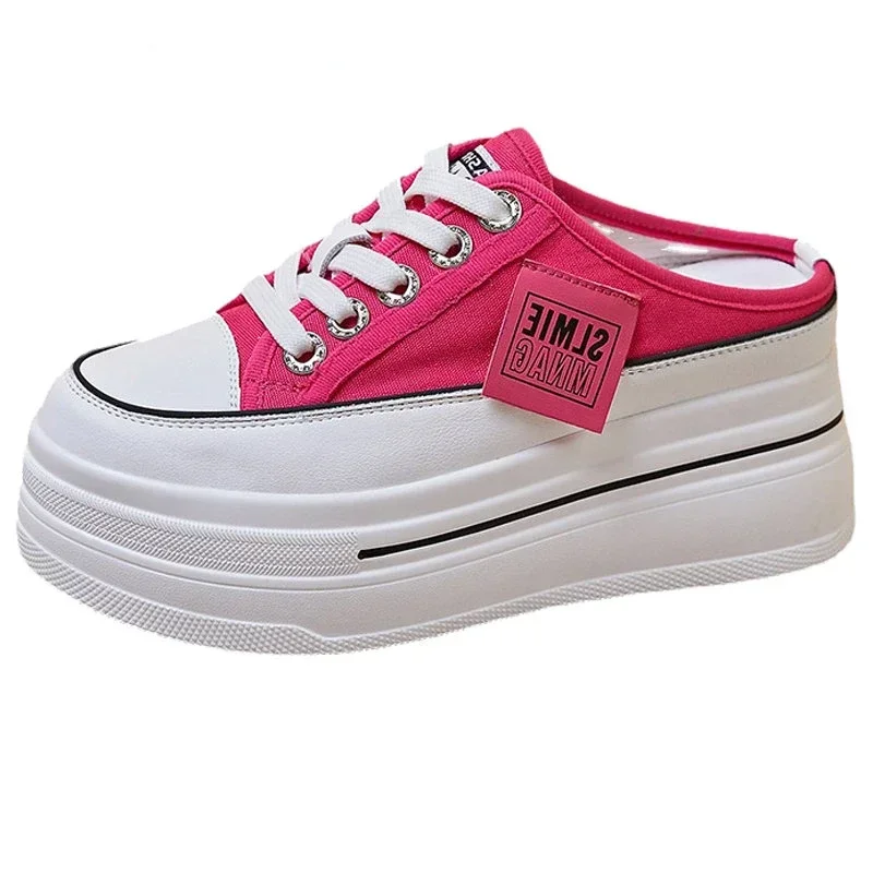Tendency Denim Platform Wedge Ladies Slippers Lace Up Chunky Sneaker Casual Comfy High Brand Breathable Summer Bao Toe Shoes
Tendency Denim Platform Wedge Ladies Slippers Lace Up Chunky Sneaker Casual Comfy High Brand Breathable Summer Bao Toe Shoes