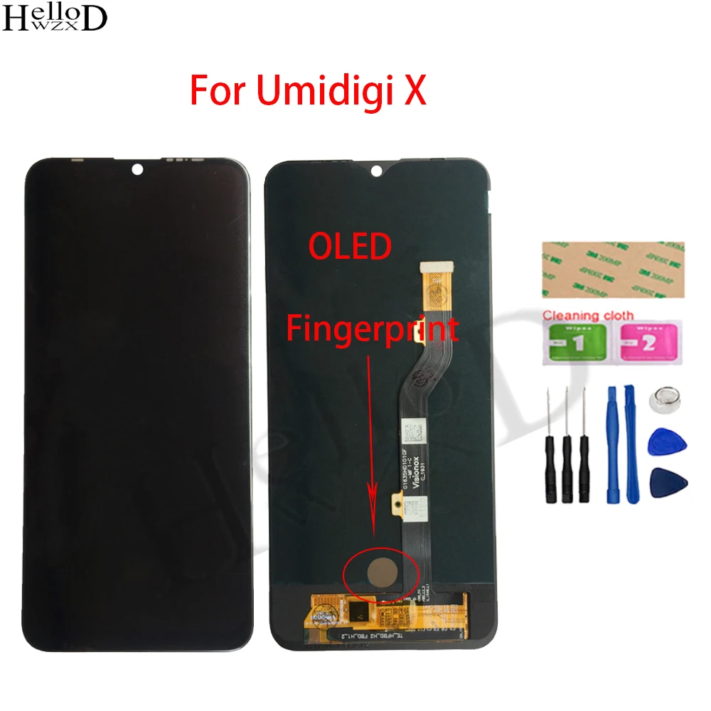 6.35inch Tested LCD Display For UMI Umidigi X LCDs Touch Screen Digitizer Assembly For Umi X LCD Replacement +Tools
6.35inch Tested LCD Display For UMI Umidigi X LCDs Touch Screen Digitizer Assembly For Umi X LCD Replacement +Tools