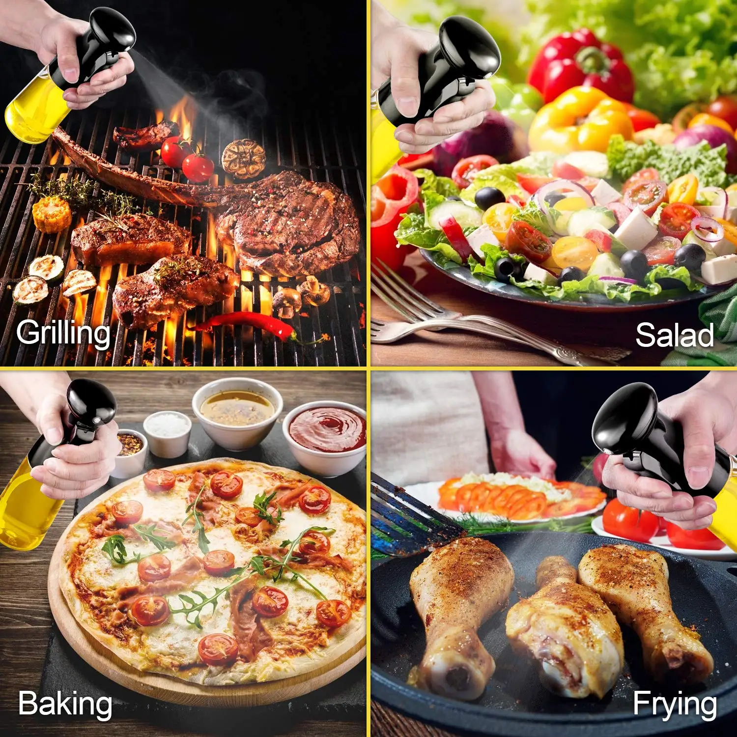 Oil Sprayer for Cooking Food Grade Olive Oil Sprayer Premium Oil Bottle Widely Used for Air Fryer BBQ Baking Camping Cookingtool
Oil Sprayer for Cooking Food Grade Olive Oil Sprayer Premium Oil Bottle Widely Used for Air Fryer BBQ Baking Camping Cookingtool