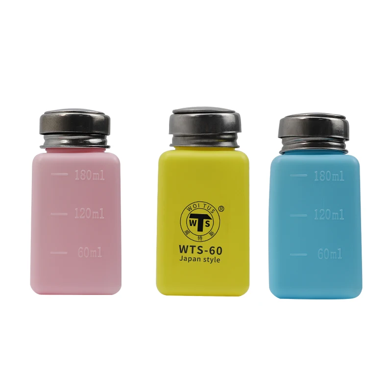 WTS-40 60 80 Plastic Alcohol Bottle Transparent Flux Refillable Empty Dispenser Plastic Bottle Cleaner Portable DIY Repair Tool
WTS-40 60 80 Plastic Alcohol Bottle Transparent Flux Refillable Empty Dispenser Plastic Bottle Cleaner Portable DIY Repair Tool