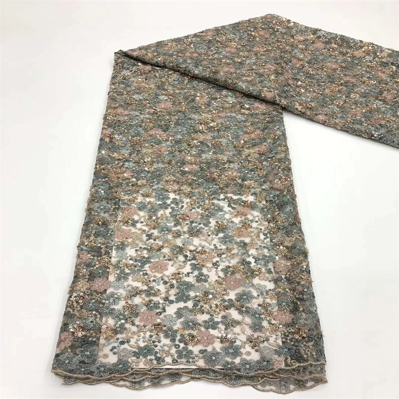 PGC Blue Nigerian 3D Beaded Groom Lace Fabric 2022 Afeican Lace Fabric Beautiful French Sequins Lace For Wedding Dress LY1140-1
PGC Blue Nigerian 3D Beaded Groom Lace Fabric 2022 Afeican Lace Fabric Beautiful French Sequins Lace For Wedding Dress LY1140-1