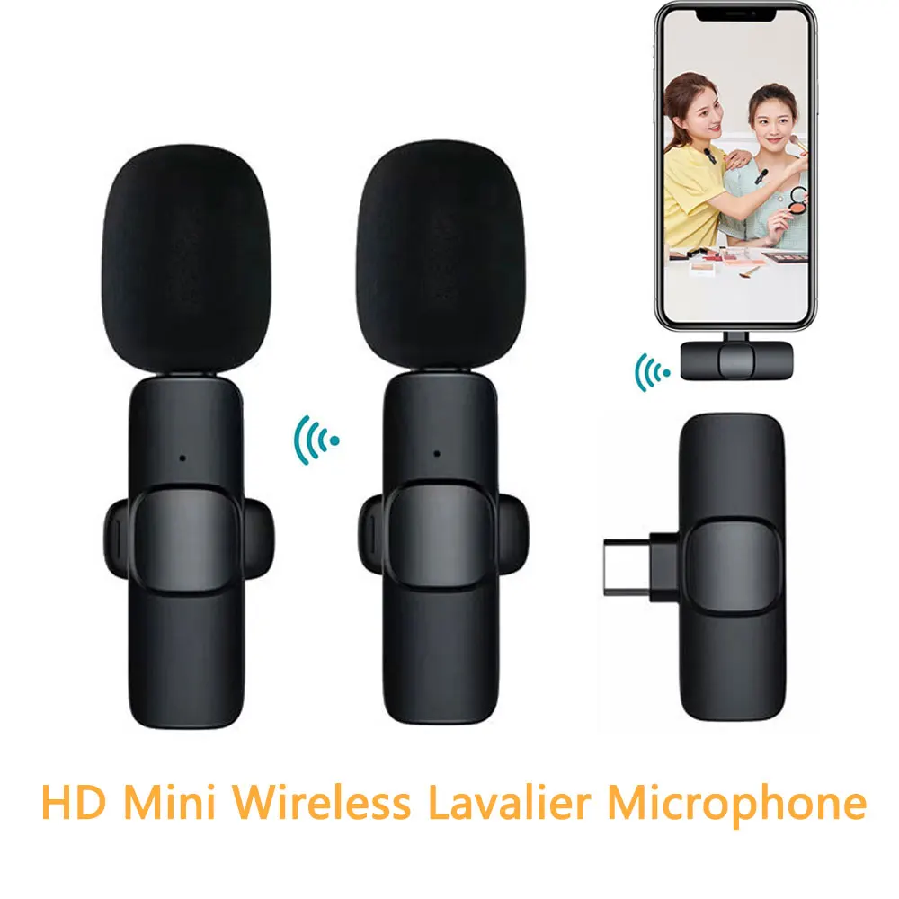 Y22 Wireless Lavalier Microphone Portable Audio Video Recording Plug Play Mic for IPhone Android Live Game Mobile Phone Camera 
Y22 Wireless Lavalier Microphone Portable Audio Video Recording Plug Play Mic for IPhone Android Live Game Mobile Phone Camera