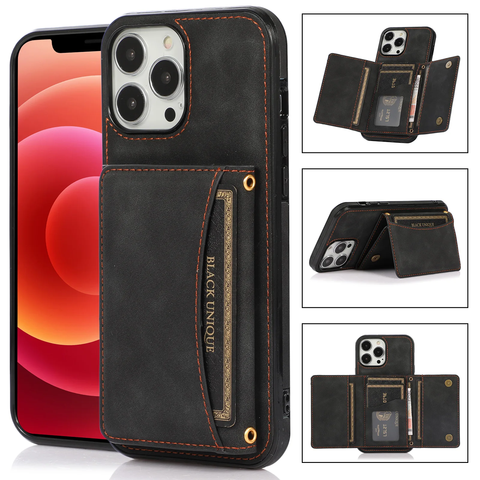 Case Luxury Leather For iPhone 14 PRO PLUS 13 Pro Max 12 11 Pro Max XS Max X XR 8 7 Plus 6 6S Card Wallet Stand Holder Soft Case
Case Luxury Leather For iPhone 14 PRO PLUS 13 Pro Max 12 11 Pro Max XS Max X XR 8 7 Plus 6 6S Card Wallet Stand Holder Soft Case