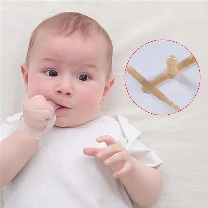 Baby Safety Hand Teether Children Anti-eating Hand Teething Toys Newborn Silicone Pacifier Kids Molar Toy Boy Girl Thumb Teether
Baby Safety Hand Teether Children Anti-eating Hand Teething Toys Newborn Silicone Pacifier Kids Molar Toy Boy Girl Thumb Teether
