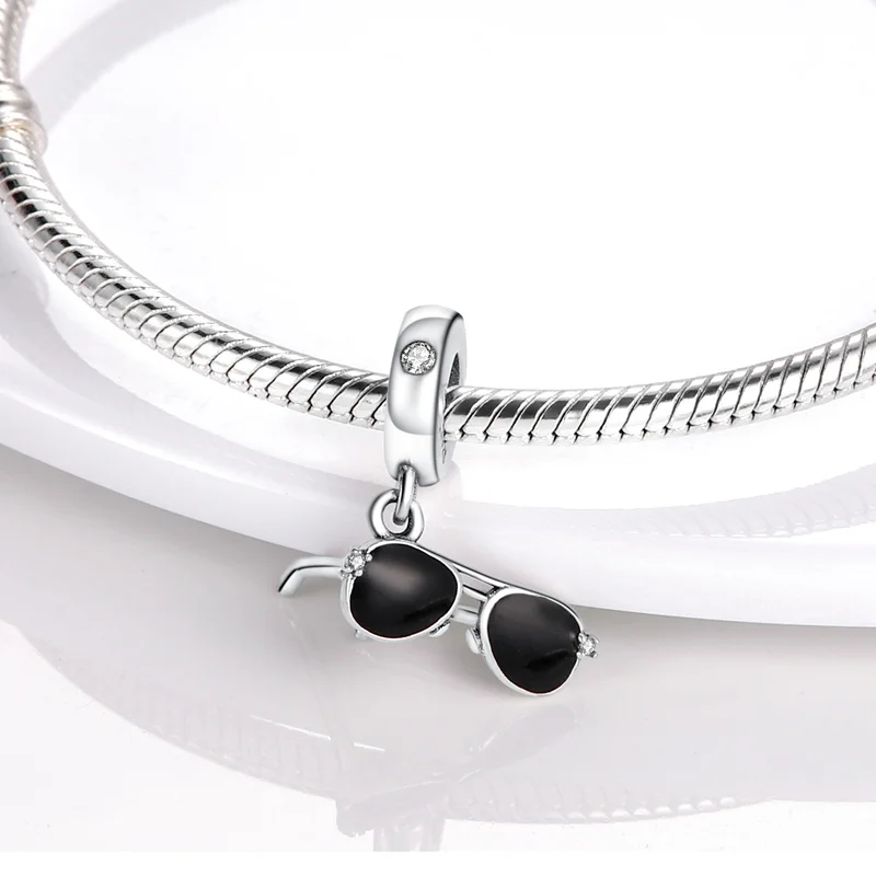 New Plata Ornaments Ley 925 Sterling Silver Small glasses Beaded Original Suitable for Pandora Bracelet Ladies DIY Jewelry
New Plata Ornaments Ley 925 Sterling Silver Small glasses Beaded Original Suitable for Pandora Bracelet Ladies DIY Jewelry
