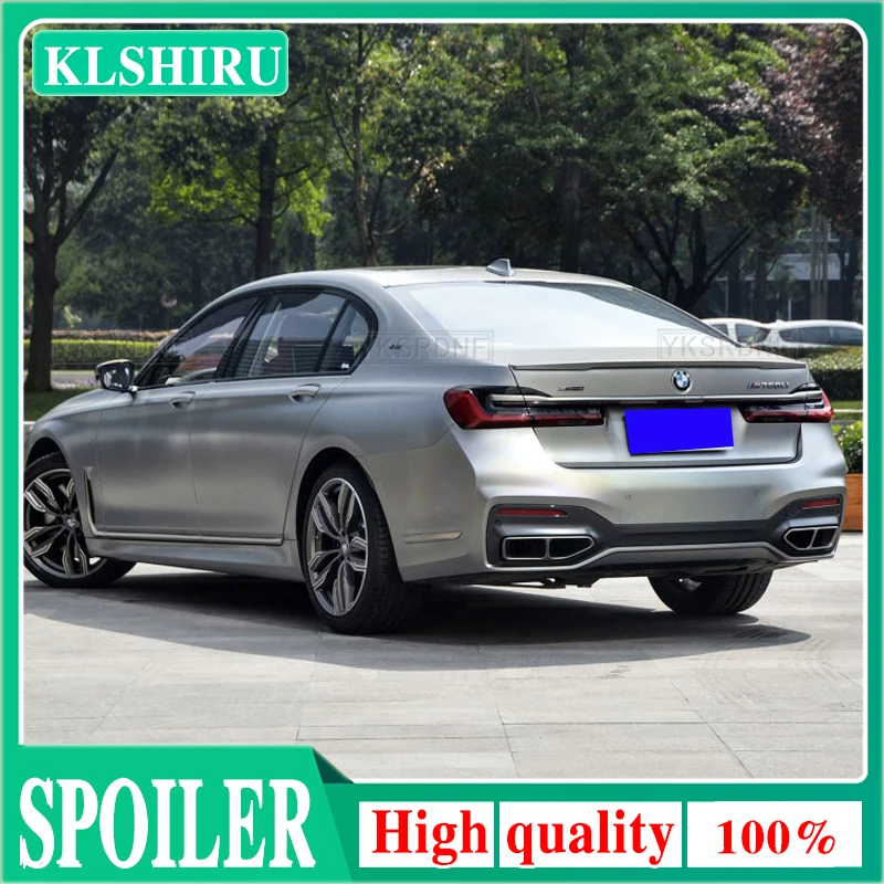 For BMW 7 Series G11 G12 730 740 750 Spoiler 2019 2020 2021 High Quality ABS Material V Style Car Wing Accessories Body Kit
For BMW 7 Series G11 G12 730 740 750 Spoiler 2019 2020 2021 High Quality ABS Material V Style Car Wing Accessories Body Kit