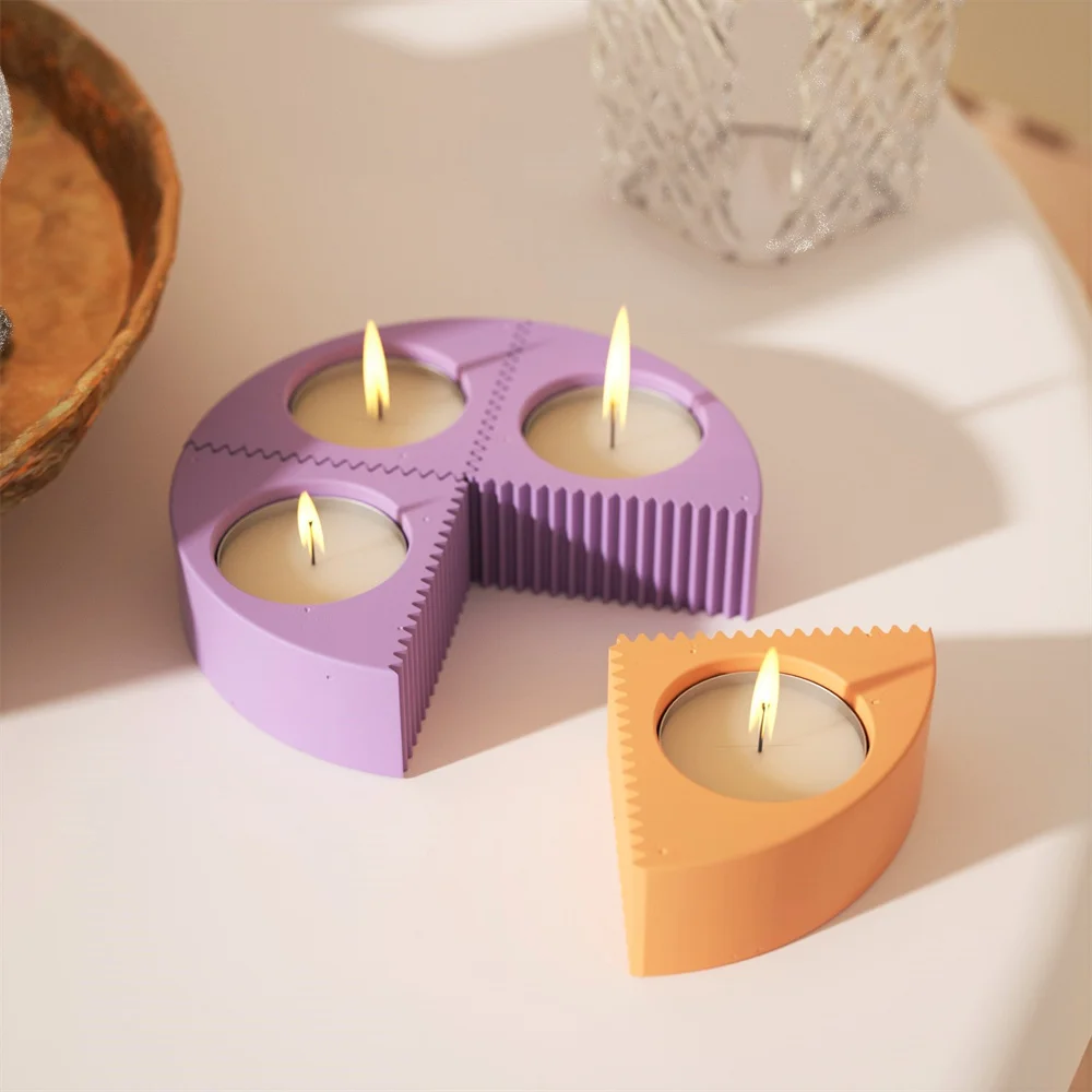 Triangle Concrete Candlestick Molds Silicone Cement Mould for Tealight Holders Handmade Terrazzo Crafts Making Forms
Triangle Concrete Candlestick Molds Silicone Cement Mould for Tealight Holders Handmade Terrazzo Crafts Making Forms