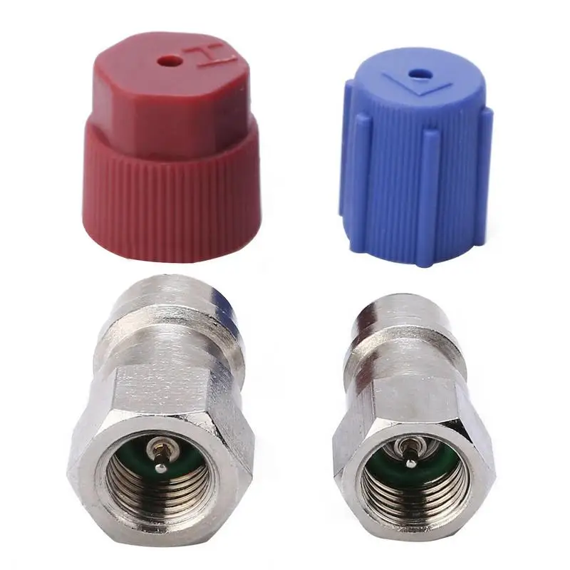 AC R134A Quick Coupler Adapter Kit Adjustable High Low Connector Conversion With 1/4 Inch SAE Male Flare Quick Coupler A/C 90
AC R134A Quick Coupler Adapter Kit Adjustable High Low Connector Conversion With 1/4 Inch SAE Male Flare Quick Coupler A/C 90