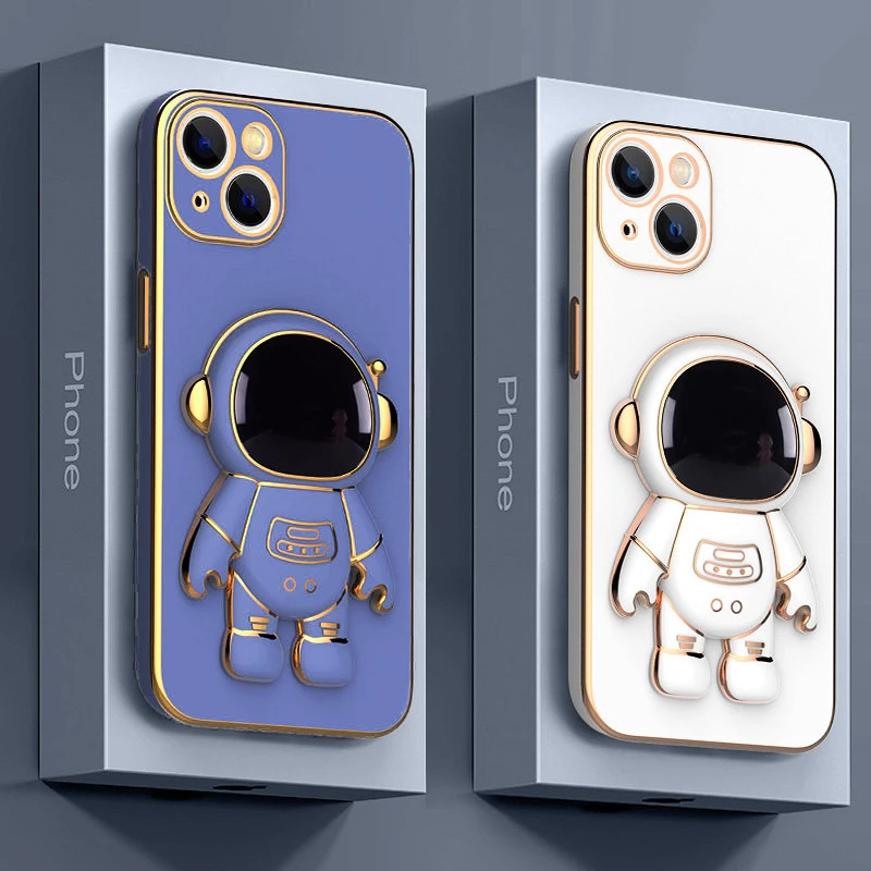 Luxury Astronaut Phone Case For iphone 11 12 13 Pro Max XS X XR 7 8 Plus SE 2020 22 Mini Shockproof Silicone Kickstand Cover
Luxury Astronaut Phone Case For iphone 11 12 13 Pro Max XS X XR 7 8 Plus SE 2020 22 Mini Shockproof Silicone Kickstand Cover