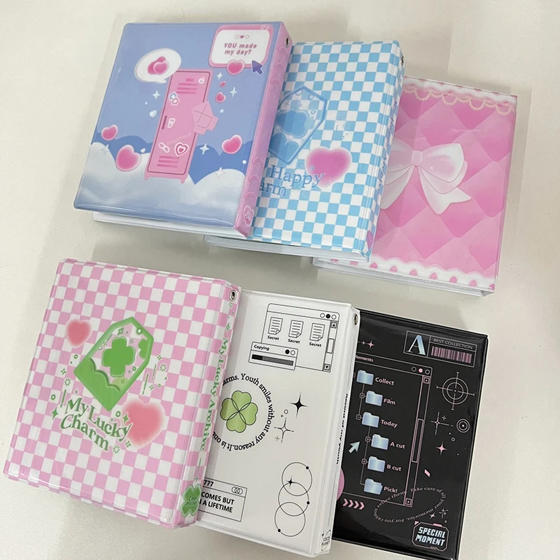 Four-grid Card Book Storage Album Star Chaser Idol Album Collection Book Photocard Holder Photo Album Two Styles Inner Pages
Four-grid Card Book Storage Album Star Chaser Idol Album Collection Book Photocard Holder Photo Album Two Styles Inner Pages