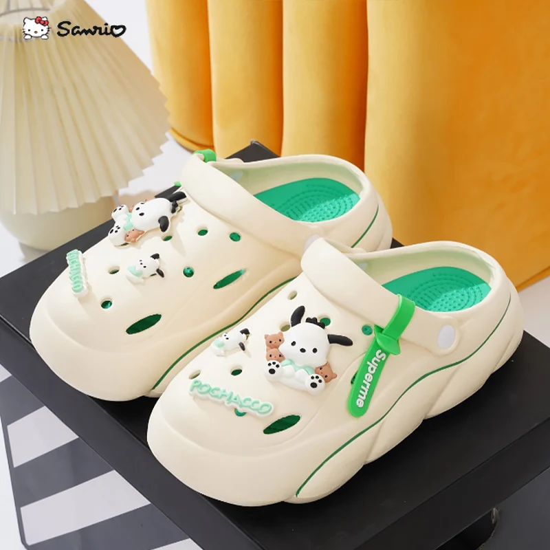 Summer Women Hole Shoes Fashion Kawaii Sanrio Cinnamoroll My Melody Anime EVA Anti Slip Cute Girls' Sandals Beach Slippers
Summer Women Hole Shoes Fashion Kawaii Sanrio Cinnamoroll My Melody Anime EVA Anti Slip Cute Girls' Sandals Beach Slippers