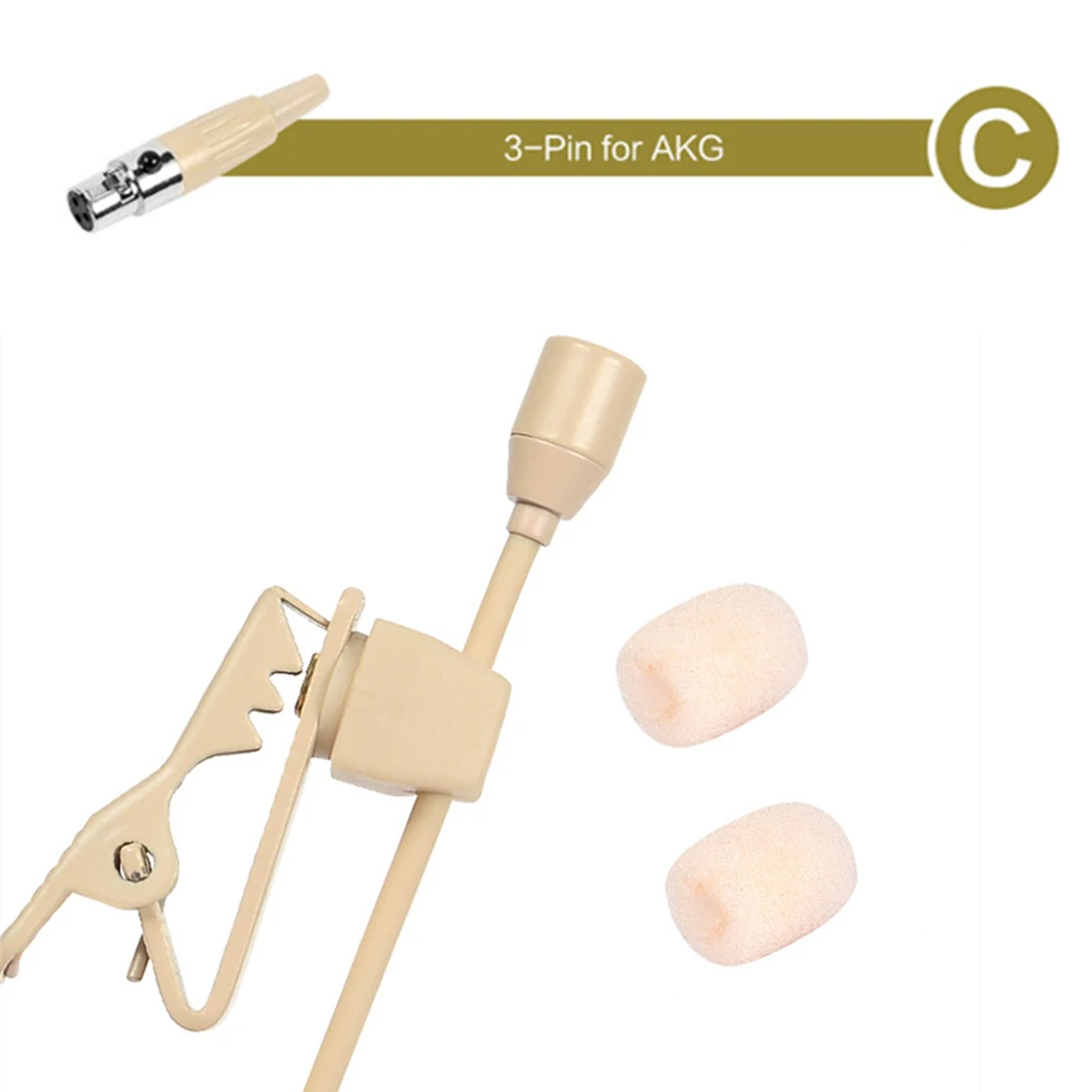 Lavalier Lapel Mic Microphone Lavalier 1 Pcs For Lapel Clip Microphone 2*Microphone Cover 3-Pin 3.5mm 4-Pin XLR
Lavalier Lapel Mic Microphone Lavalier 1 Pcs For Lapel Clip Microphone 2*Microphone Cover 3-Pin 3.5mm 4-Pin XLR