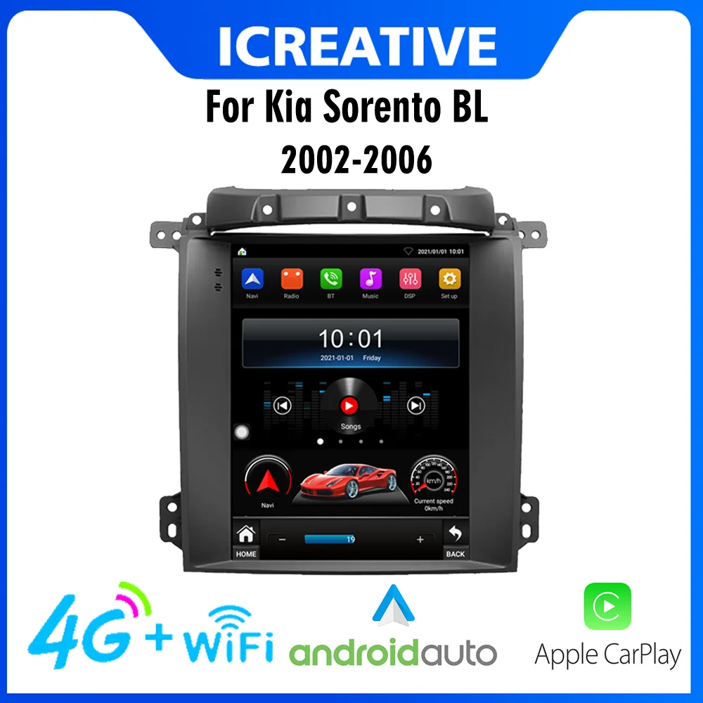 Автомагнитола для Kia Sorento BL 2002-2006, 2 Din, Android, 4G, Carplay, сенсорный экран Tesla, GPS-навигация, мультимедийный плеер, стерео
Автомагнитола для Kia Sorento BL 2002-2006, 2 Din, Android, 4G, Carplay, сенсорный экран Tesla, GPS-навигация, мультимедийный плеер, стерео