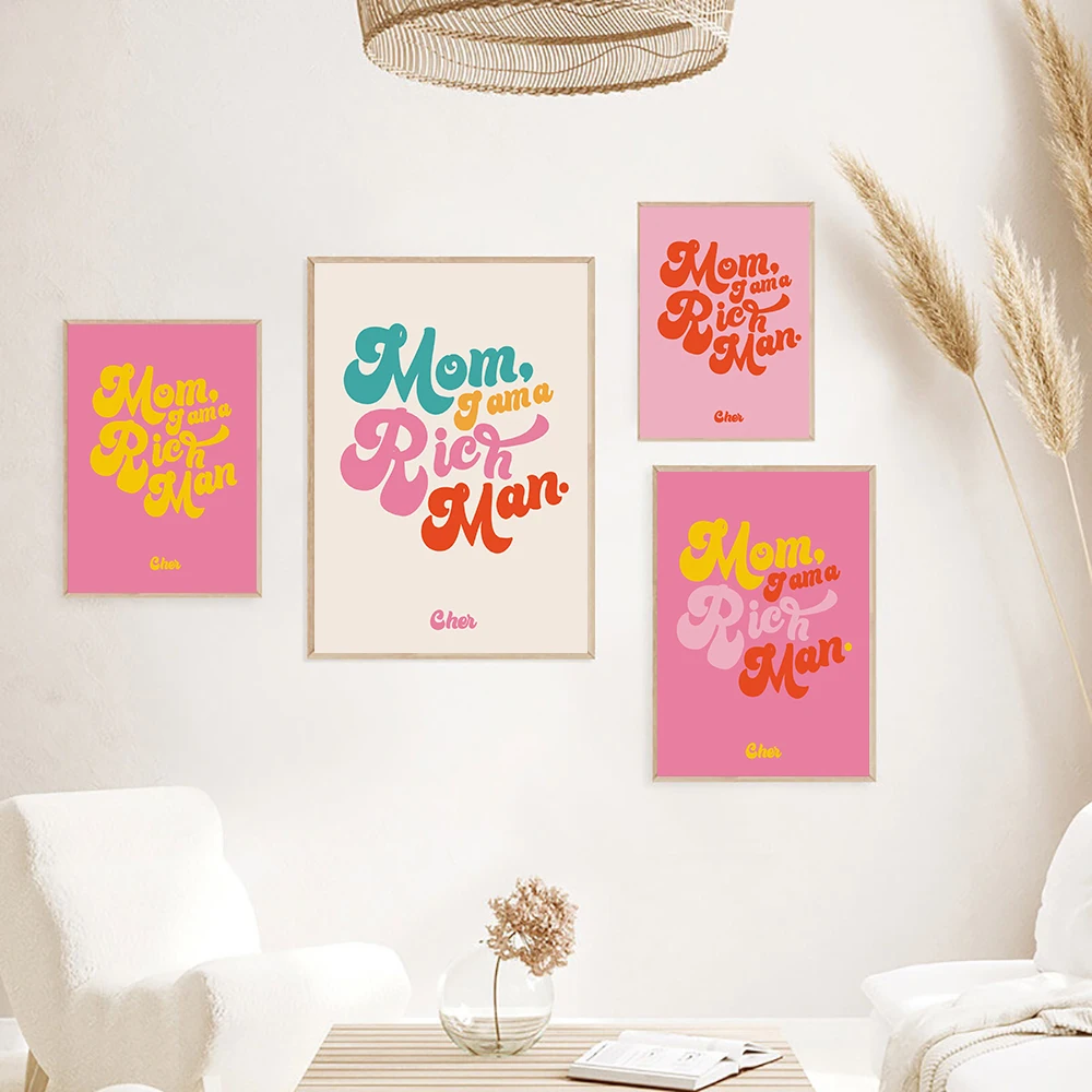 Feminist Mom I Am a Rich Man Quote Wall Art Posters Canvas Painting Prints Girls Gift Pictures Living Room Decor Home Decoration
Feminist Mom I Am a Rich Man Quote Wall Art Posters Canvas Painting Prints Girls Gift Pictures Living Room Decor Home Decoration