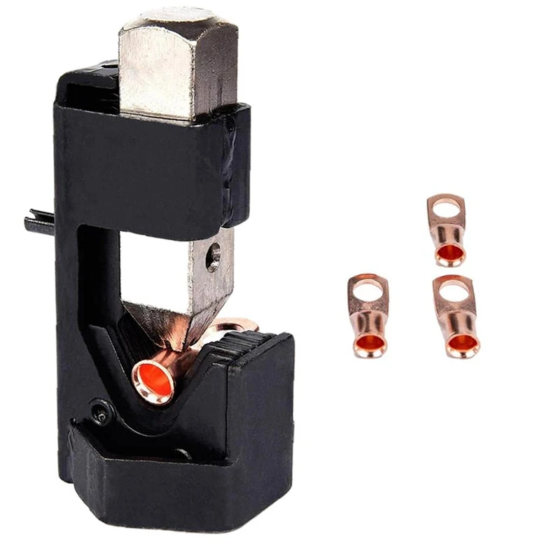 Hammer Lug Crimper Tool Hammer Crimping Tool Battery Cable Crimper For 8 To 4/0 AWG With 4Pcs Terminal Connector
Hammer Lug Crimper Tool Hammer Crimping Tool Battery Cable Crimper For 8 To 4/0 AWG With 4Pcs Terminal Connector
