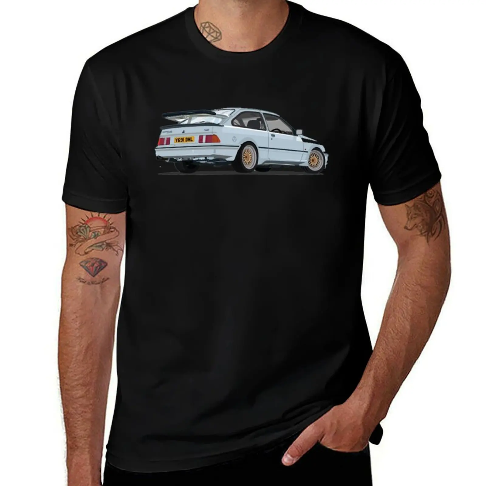 Футболка Ford Sierra Cosworth Design одежда в стиле хиппи милые топы мешковатые рубашки