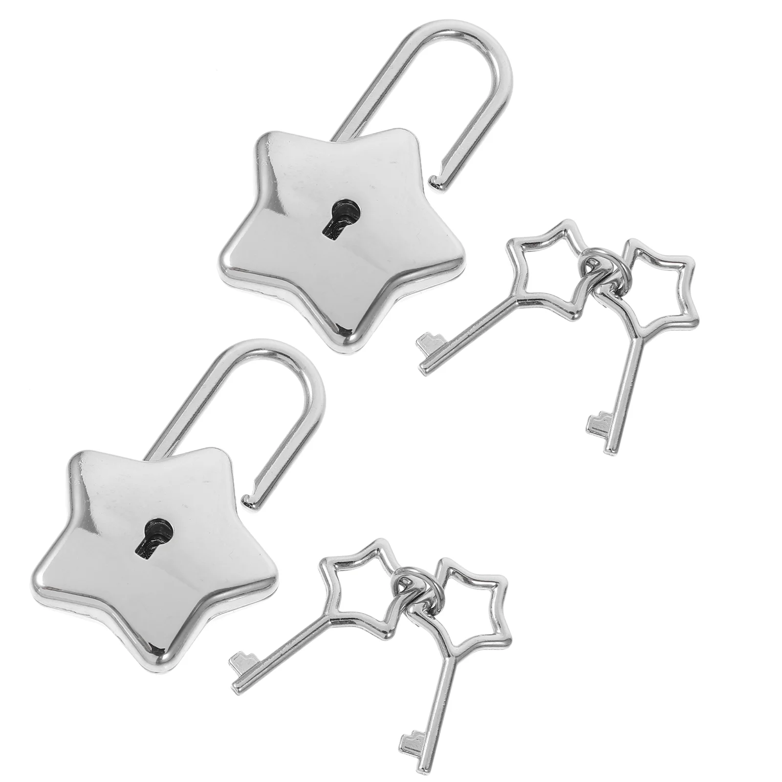 2 pcs Star Padlock Diary Star Lock DIY Star Shaped Lock Decorative Star Lock with Keys 
2 pcs Star Padlock Diary Star Lock DIY Star Shaped Lock Decorative Star Lock with Keys
